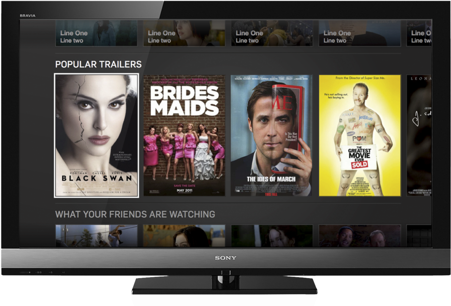 Hulu Tv Mock Up 2 Clear - Television Set (1000x663), Png Download
