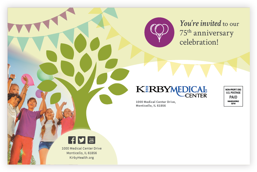 Kirby Medical Center Postcard - Flyer (1118x799), Png Download