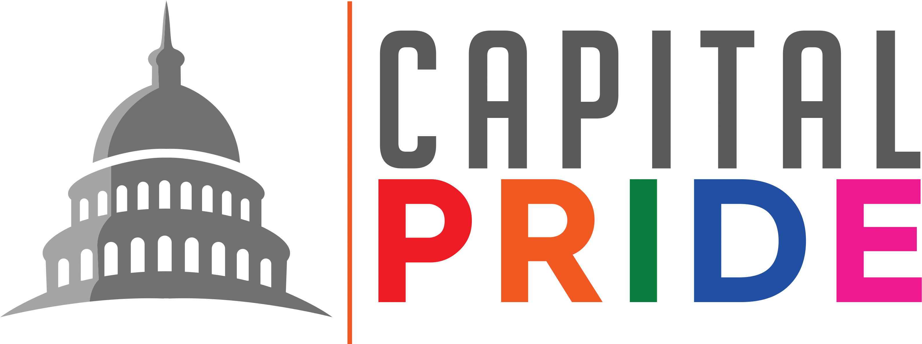 Cropped Capital Pride Logo 1 - Graphic Design (3359x1300), Png Download