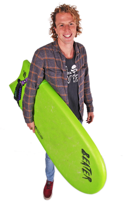 Surf Lesson Daan Gras - Surfing (800x800), Png Download