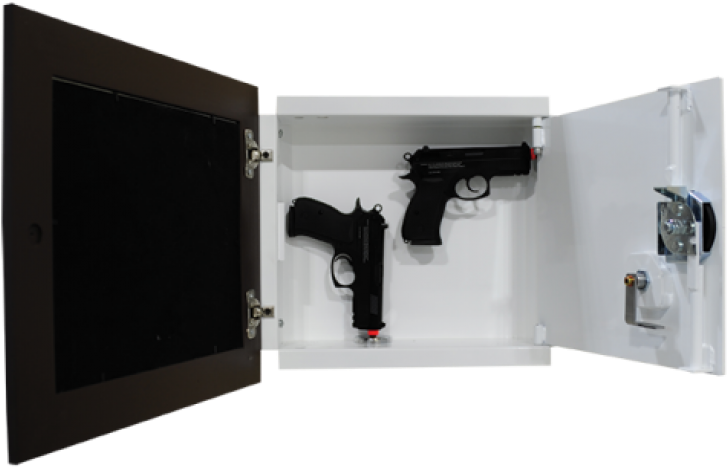 Hidden From View Picture Frame Wall Safe - Wall Gun Safe (750x750), Png Download