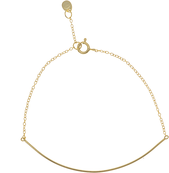 Pipe Gold Bracelet - Pendant (1000x1000), Png Download