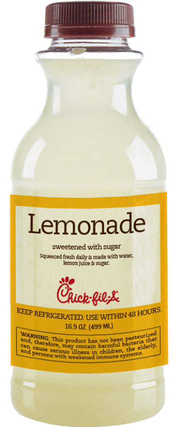Single Serve Lemonade - Chick Fil A Diet Lemonade (1080x1080), Png Download