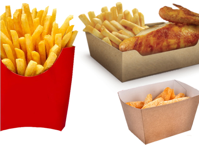 Chips Clipart Fried Chip - Mcdonalds French Fries (640x480), Png Download