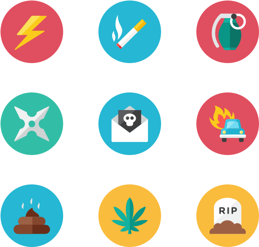 Crime - Crime Icons (600x564), Png Download