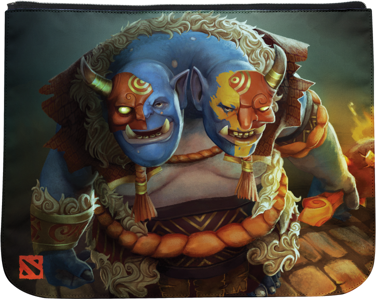 Ogre Magi Sublimated Messenger Flap - Orge Magi (1000x1000), Png Download