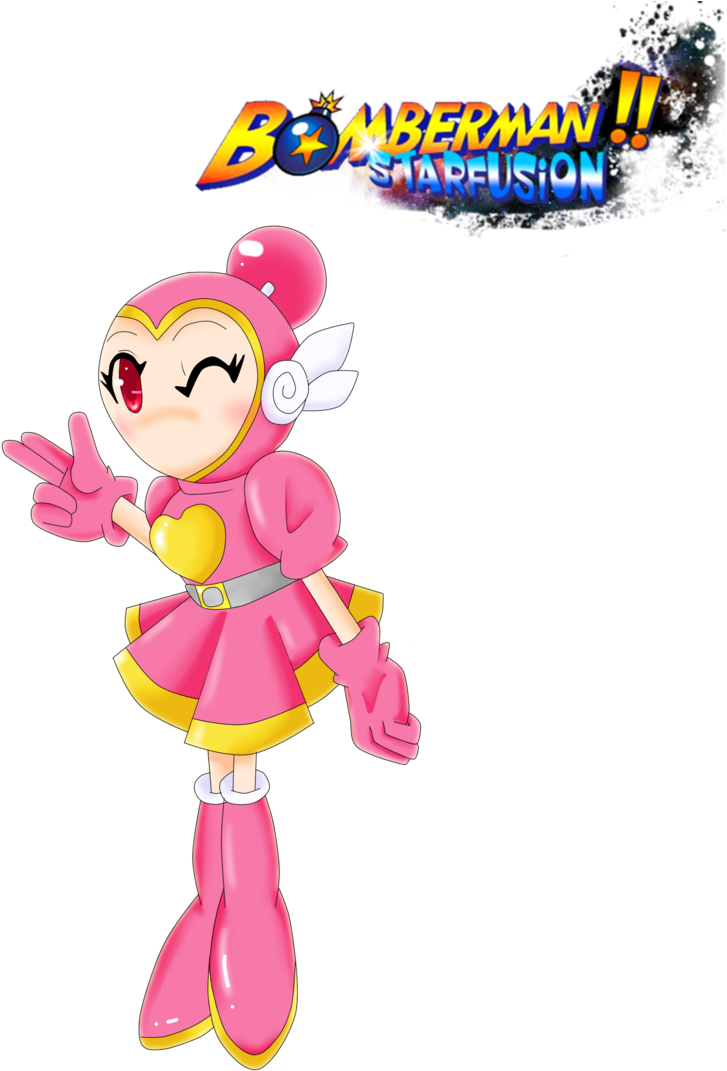 Image Result For Bomberman Female - Bomberman Land (1024x1111), Png Download