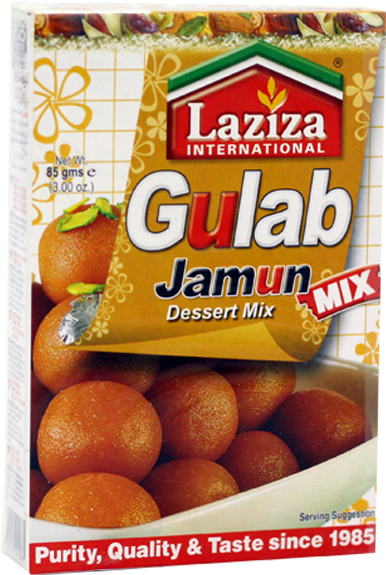 Laziza Dessert Mix Gulab Jamun 85g - Laziza Gulab Jamun Recipe (550x684), Png Download