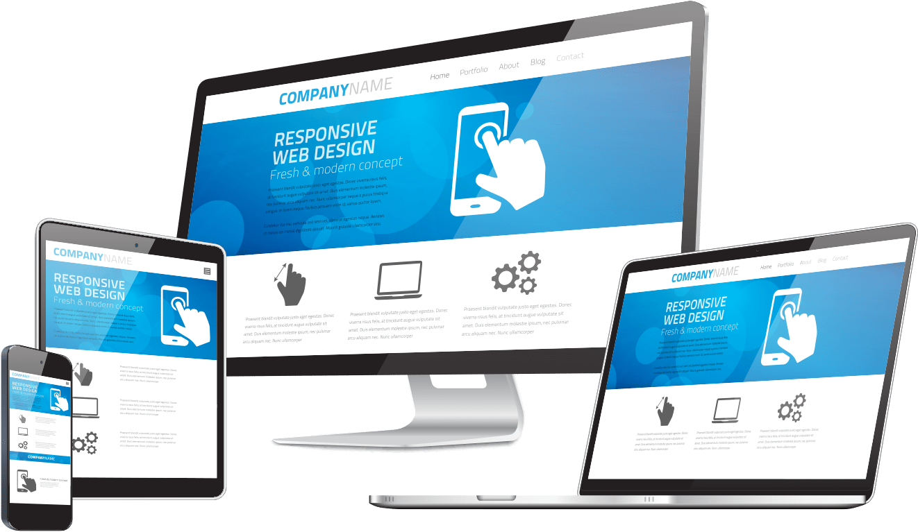 Multi-device Web Design - Diseño Web (1482x984), Png Download