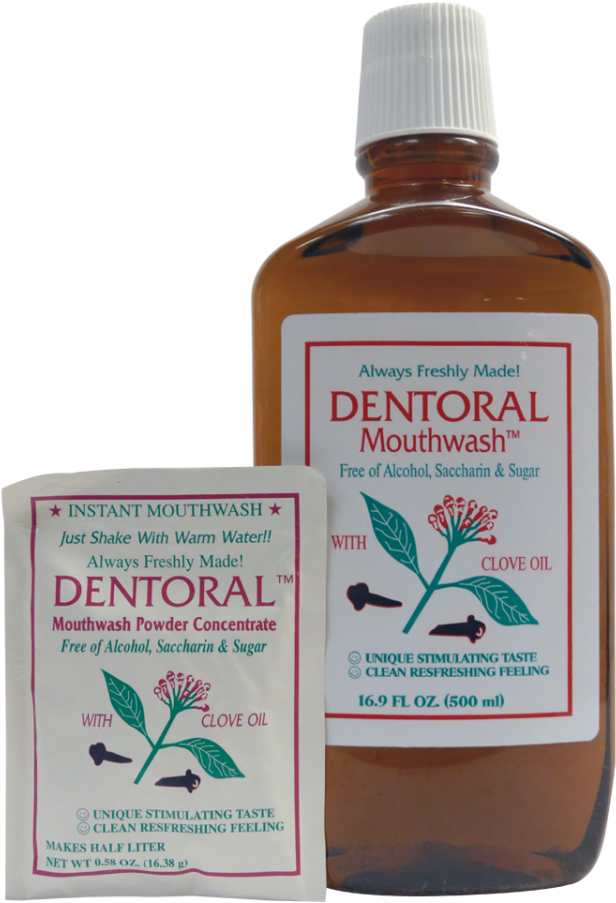 Dentoral Clove Oil Mouthwash - Bottle (960x960), Png Download