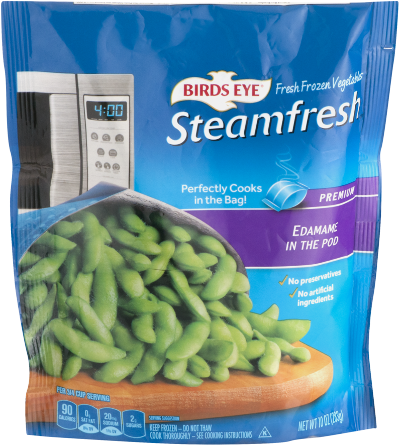 Birds Eye Steamfresh Fresh Frozen Vegetables Edamame - Birdseye Vegetables (1000x1000), Png Download