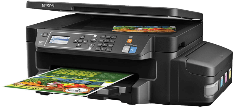 Epson Expression Et 3600 Ecotank Printer - Epson Ecotank Et 3600 (800x500), Png Download