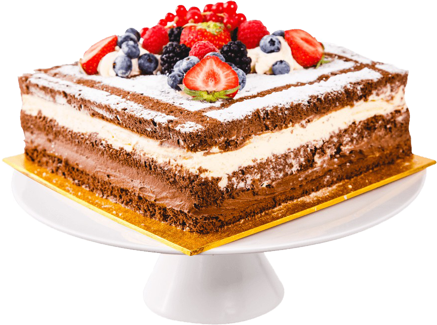 Cake Png Transparent Image - Fruit Cake (900x900), Png Download
