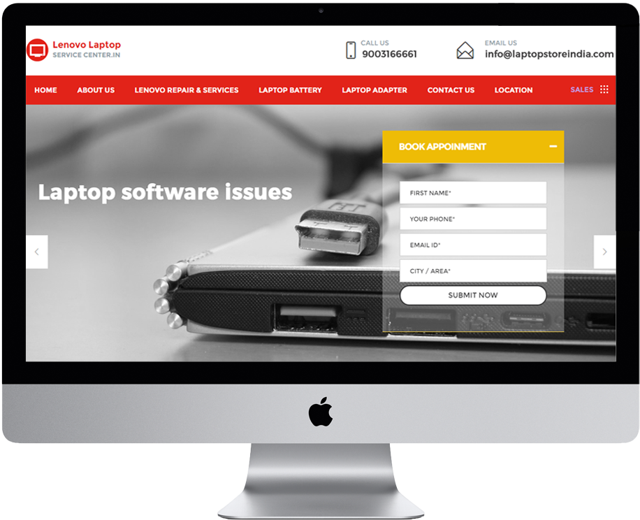 Lenovo Repair Pune - Me Page Fashion Portfolio Examples (930x758), Png Download
