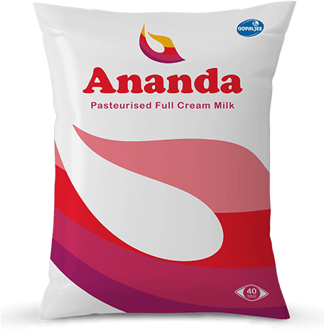 Ananda Full Cream Milk (600x600), Png Download