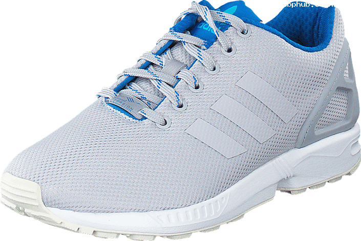 Adidas Originals Zx Flux Lgh Solid Grey/shock Blue - Adidas Originals (705x471), Png Download