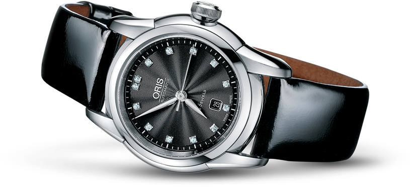 Oris Artelier Lady Date Diamonds - Analog Watch (906x600), Png Download