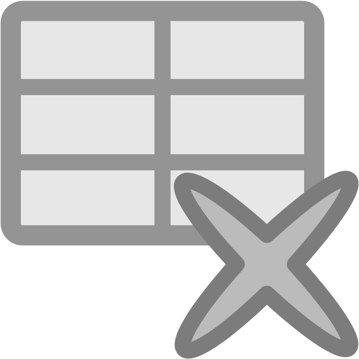 Delete Clipart Free For Download - Icono De Borrar Tabla (800x800), Png Download