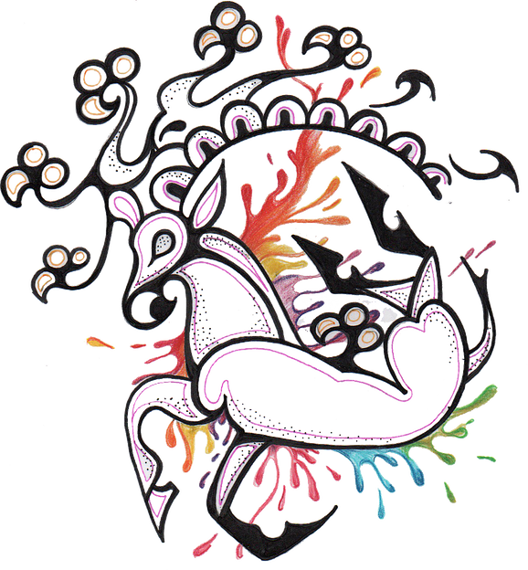 Not Necessarily The Wisest Of The Truewill Studio, - Pazyryk Ice Maiden Tattoos (578x624), Png Download