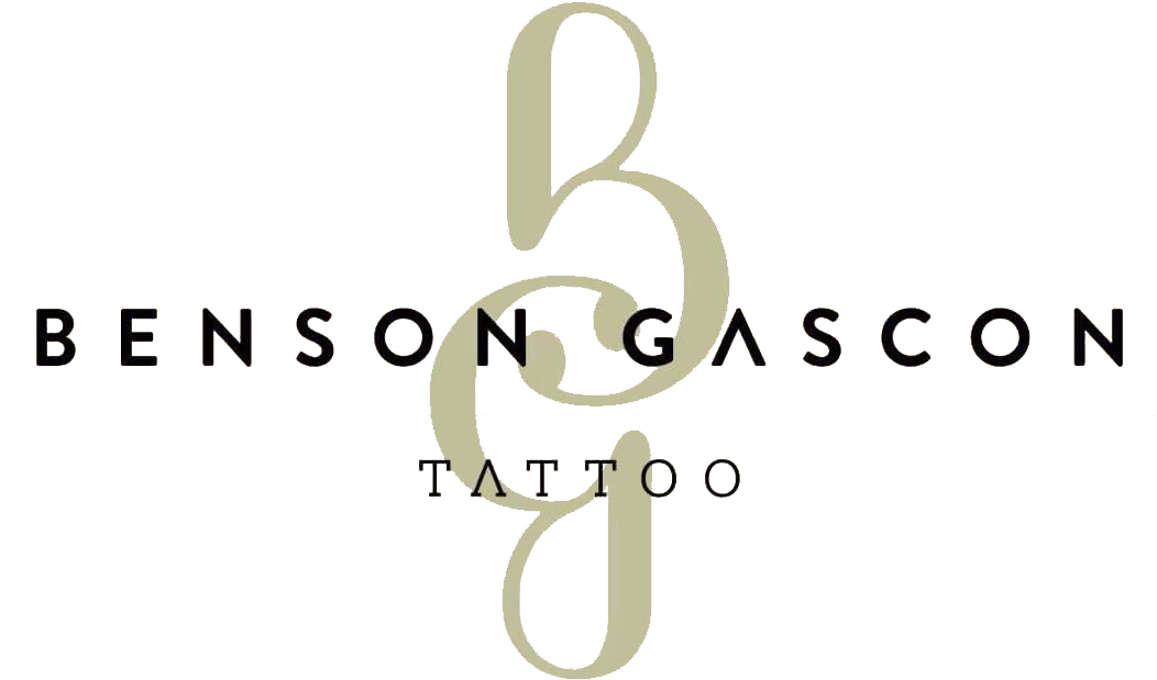 Benson Gascon Tattoo Bern Logo Image - Calligraphy (1051x669), Png Download