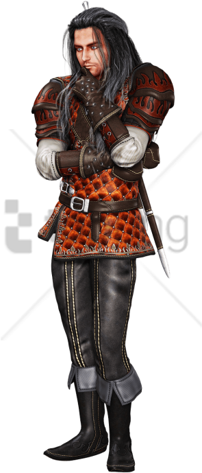 Free Png Download Man Musketeer Thinking Png Images - Hombre Medieval Png (481x712), Png Download