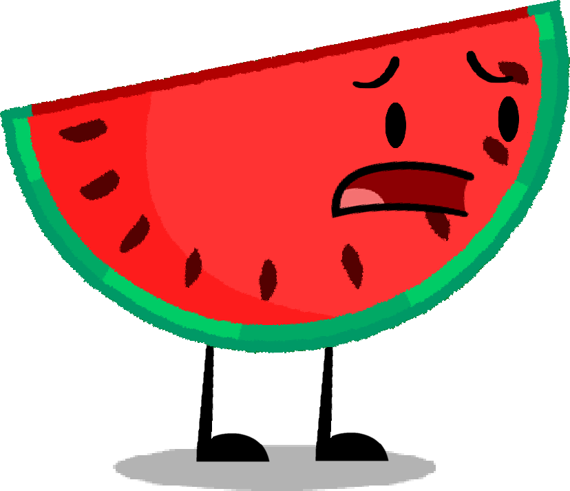 Bfdi Watermelon - Portable Network Graphics (828x713), Png Download