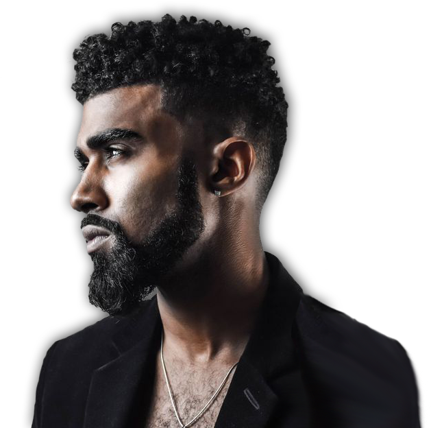 Van Dyke Beard Black Men (670x623), Png Download