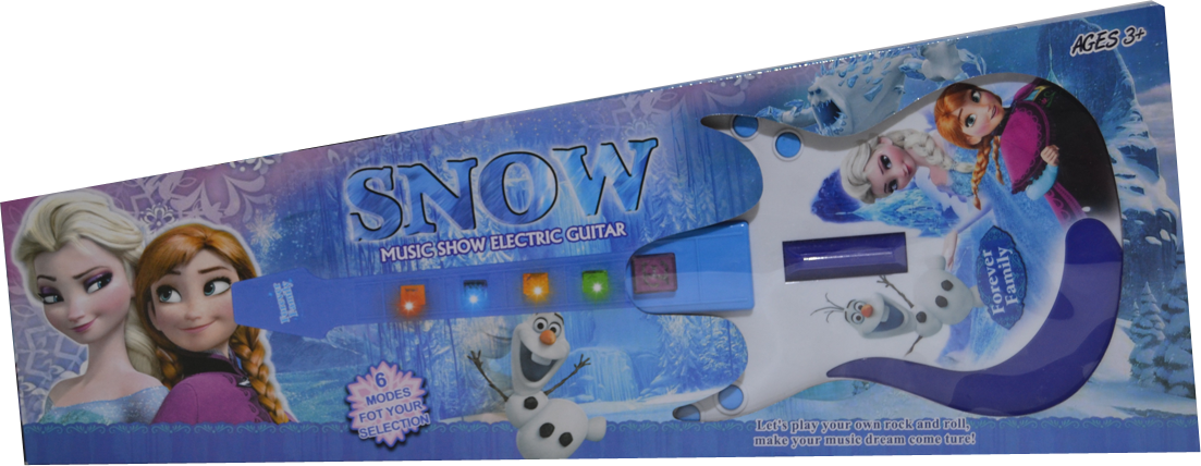 Frozen Music Guitar - Light Aircraft (1103x428), Png Download