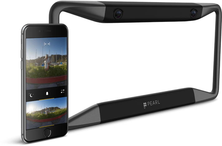 Apple Alums Launch Rear License Plate Holder Backup - Rear View Backup Car (799x473), Png Download