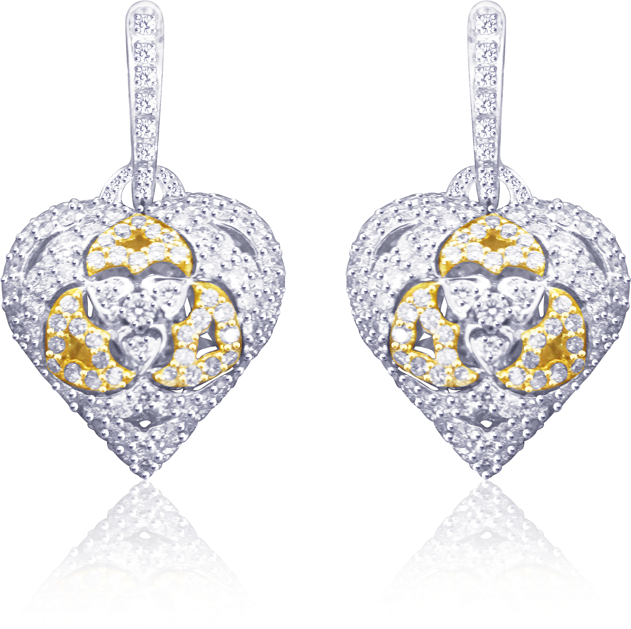 3d - Earrings (3000x3000), Png Download