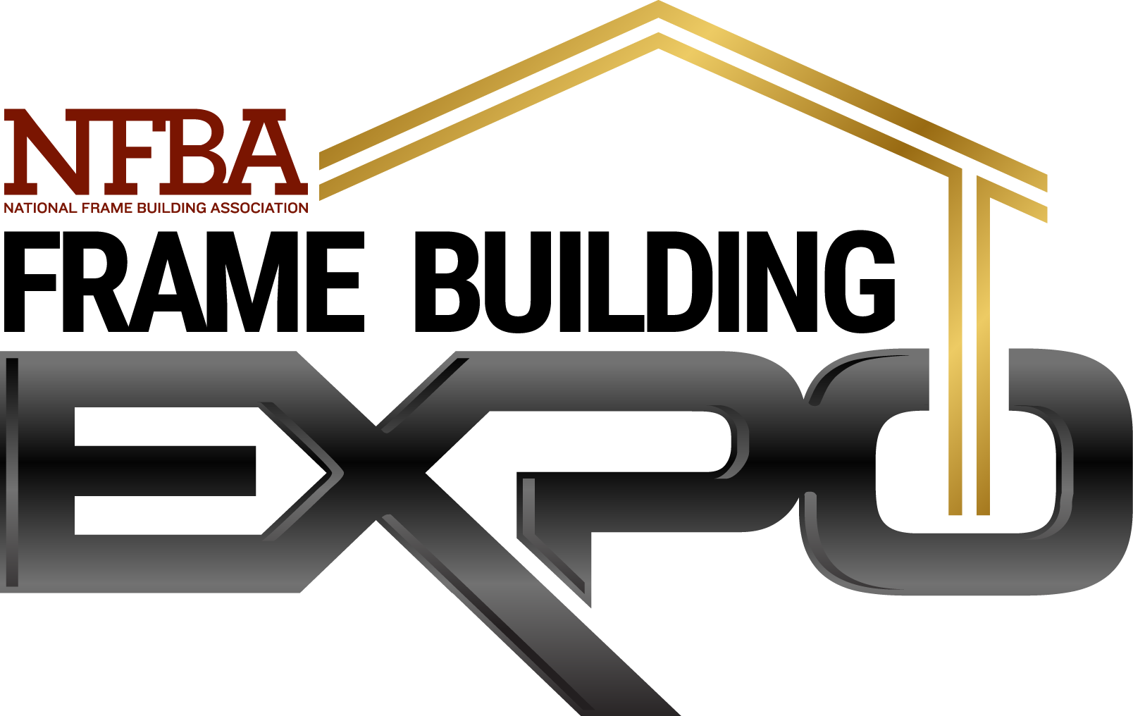2019 Frame Building Expo - Post Frame Logos (1608x1016), Png Download