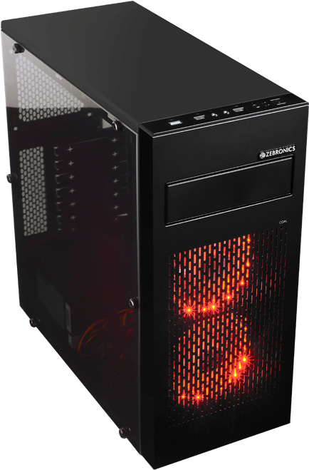 Zebronics Premium Gaming Cabinet Coal - Zebronics Coal Cabinet (680x770), Png Download