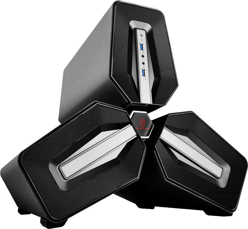 Deepcool Mini Itx Case Tristellar Sw (1075x1019), Png Download