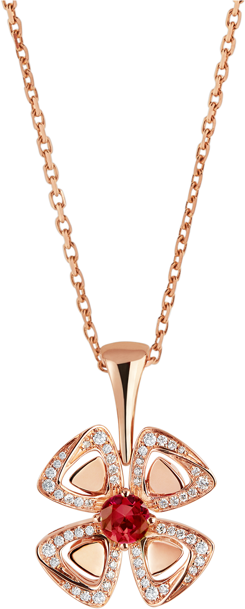 Fiorever Necklaces Necklaces Rose Gold Pink - Christian Wedding Chain Dollar (1800x1405), Png Download