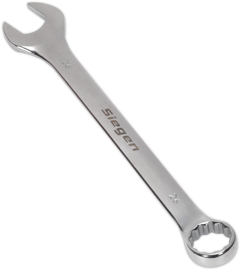Details About S01026 Siegen Combination Spanner 26mm - Open End Wrenches 1 4 1 1 8 (1200x1200), Png Download