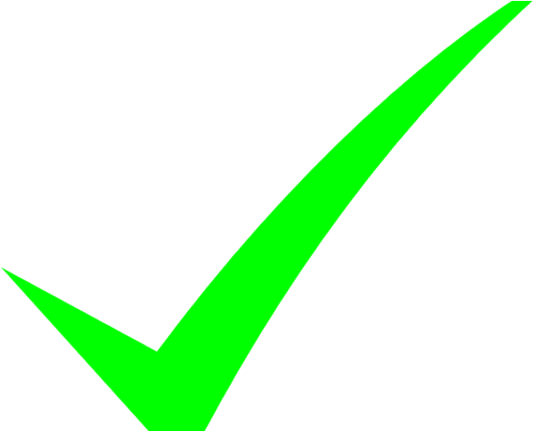 Green Tick Mark - Colorfulness (640x480), Png Download