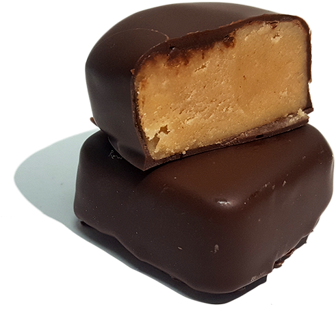 Medical Fudge Chocolate Peanut Butter Bites Box - Chocolate (600x600), Png Download