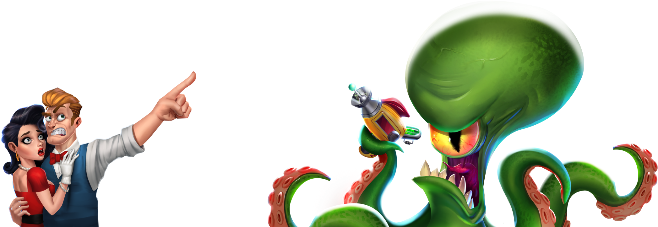 Gaming Industry - - Illustration (2116x947), Png Download