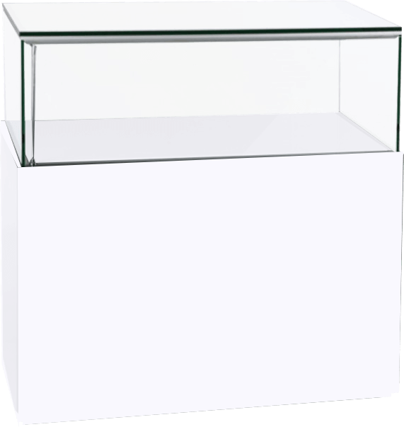 Glass Display Counter Gc-1200 - Drawer (571x603), Png Download