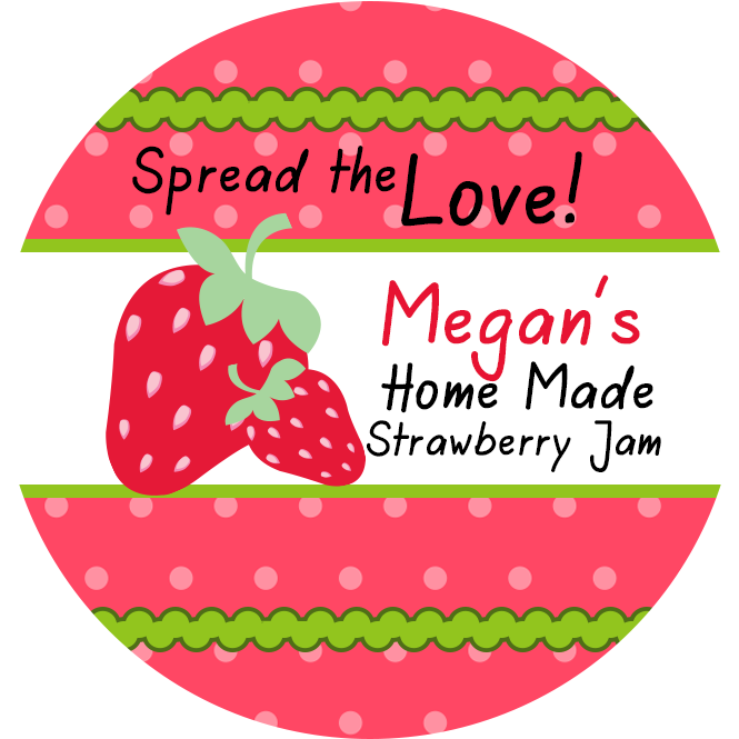 $6 - - Strawberry Jam Sticker (675x675), Png Download