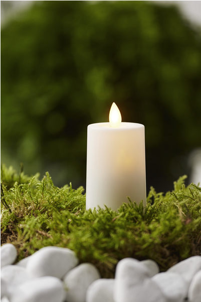 Led Pillar Candle M-twinkle - Advent Candle (600x600), Png Download