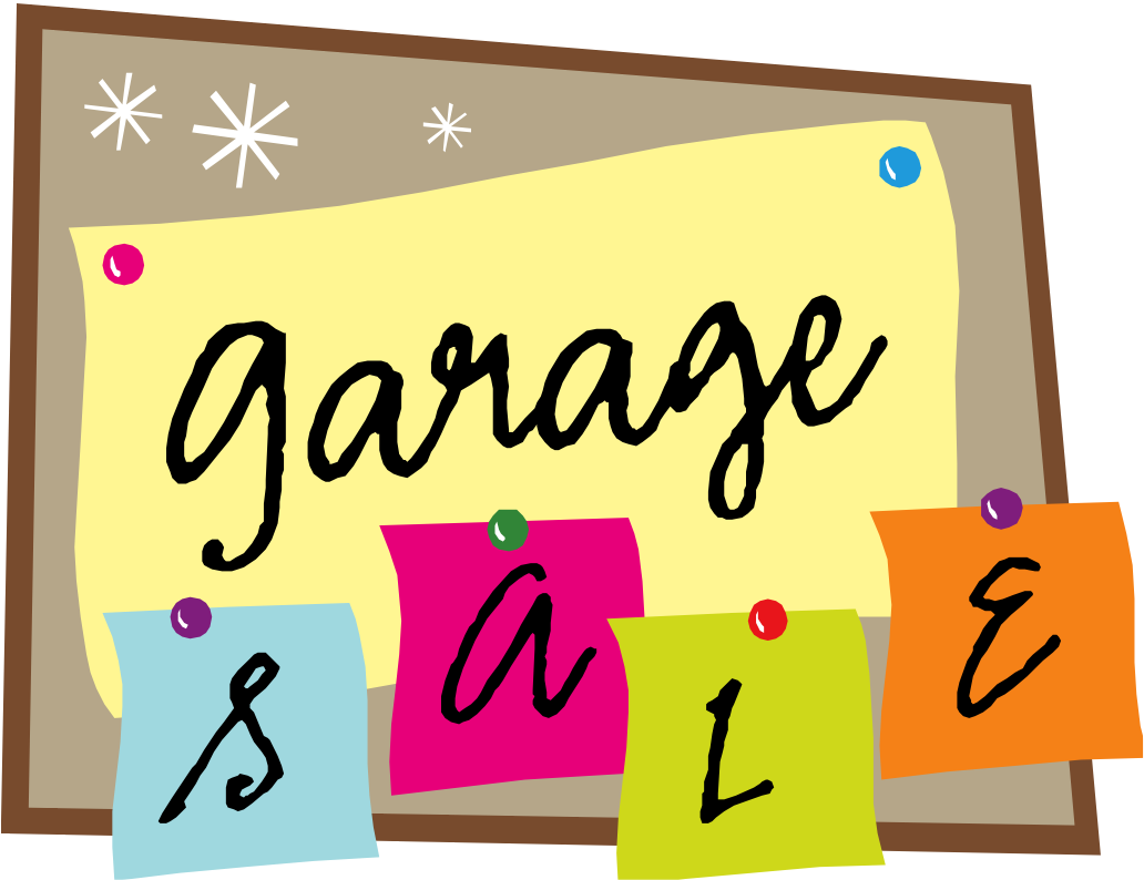Clean Out Your Garages, Clear The Attic, Mark Your - Garage Sale (1032x794), Png Download