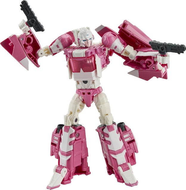 Hasbro's Debut Hascon Fan Show Offers Cool Transformers - Transformers Titans Return Arcee (624x640), Png Download