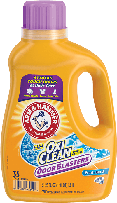 Arm & Hammer Oxiclean - Arm And Hammer Plus Oxiclean Odor Blasters (750x750), Png Download