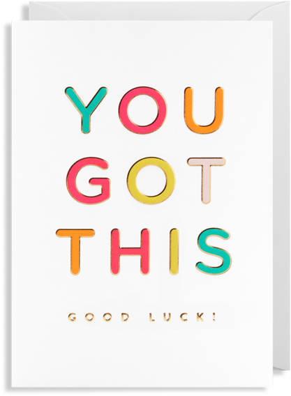 You Got This Good Luck - Circle (600x642), Png Download