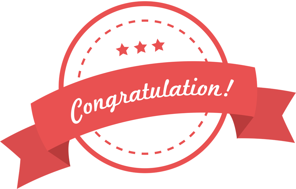 Iidel & Award Winners - Congratulations Png Logo (990x634), Png Download