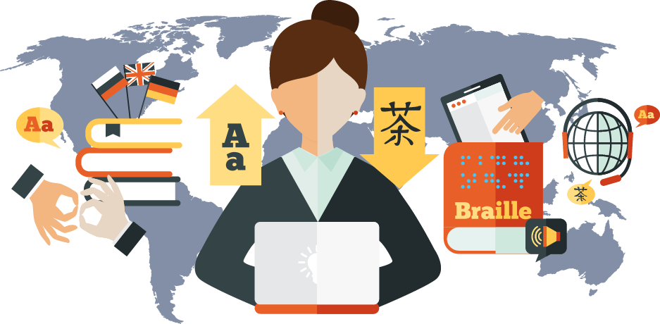 Career Possibilities In Language Translation - World Map (937x460), Png Download