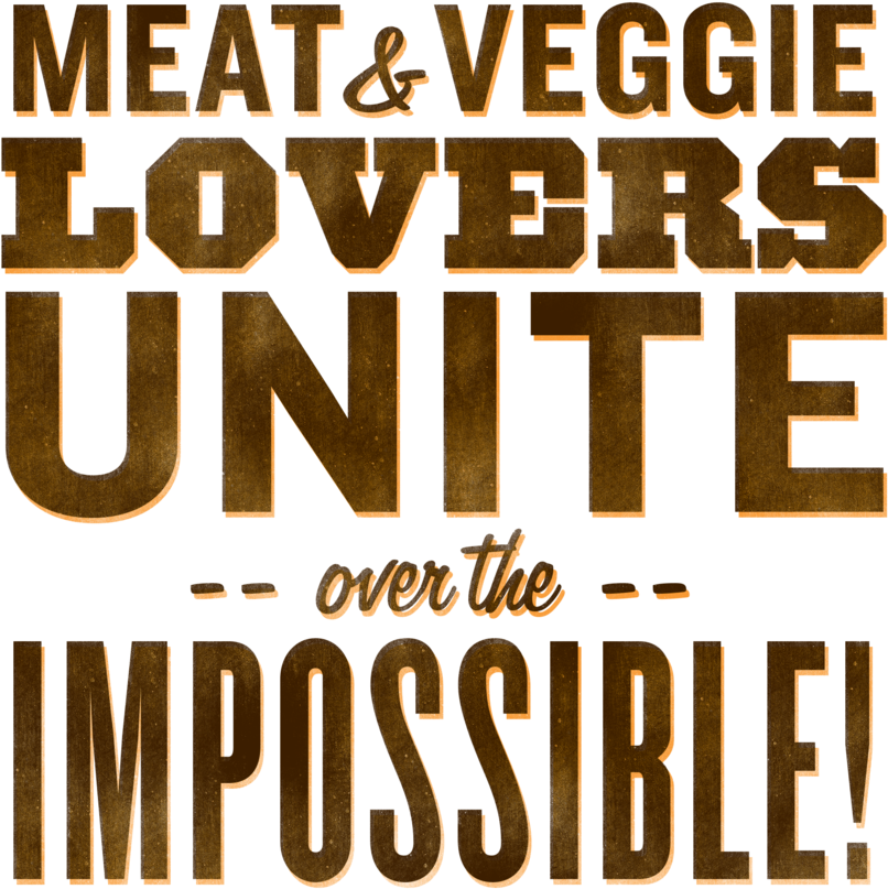 Impossible Burger2 - Paus (1000x1000), Png Download