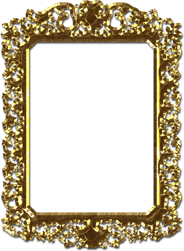 Gold Picture Frame Png - Picture Frame (700x900), Png Download