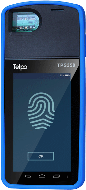 4-inch Screen Fingerprint Reader Biometric Device - Smartphone (700x648), Png Download